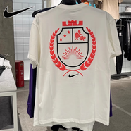 耐克（NIKE）短袖男裝LBJ詹姆斯純棉透氣圓領(lǐng)寬松籃球運動(dòng)服青年學(xué)生t恤衫半袖 HJ3413-133 M /170/88A