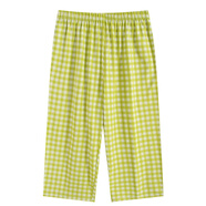 芬凡七分褲女睡褲夏季薄款純棉女睡褲夏天加大碼女睡褲全棉女睡褲中褲 5703七分褲一條 2XL