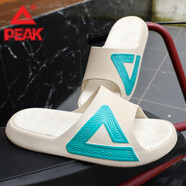 匹克（PEAK）態(tài)極拖鞋男鞋情侶鞋春夏新款外穿運動(dòng)拖鞋籃球防滑沙灘鞋潮鞋 淺卡其（男款） 44