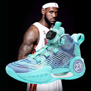 LNKB詹姆斯19科比籃球鞋青少年實(shí)戰球鞋中大童學(xué)生透氣防滑運動(dòng)鞋 藍色 41