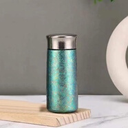 塔馳密司 TOUCH MISS冬季雙層純鈦真空保溫杯大容量高顏值泡茶杯送禮送朋友 森林綠200ml