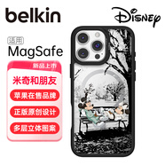 貝爾金（BELKIN）適用蘋果16Pro手機殼 迪士尼米奇和朋友們定制款 iPhone16pro手機保護(hù)套 MagSafe磁吸帶殼充電
