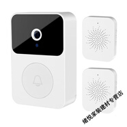 XMSJ可視門鈴家用貓眼對講無線WIFI智能門鈴電子貓眼充電大音量免 高清門鈴2X叮咚機一拖二