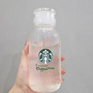 星巴克杯子隨享?yè)u搖杯玻杯咖啡杯水杯隨手杯玻璃瓶 搖搖杯400ml