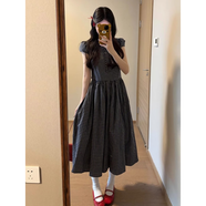 衣圖雅新品裙子連衣裙女2025夏季法式復(fù)古格紋學(xué)院風(fēng)氣質(zhì)收腰顯瘦中長裙 格子連衣裙 均碼 可備注碼數(shù)