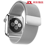 澳顏萊適用于華強北S8S9S10Ultra2iwatchS7表帶444549mm金屬磁吸不銹鋼黑手鏈男女復(fù)刻 銀色【米蘭鋼帶】 【44/45/49MM】表盤通用
