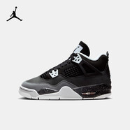 Jordan耐克AJ大童鞋運(yùn)動鞋Nike AJ4 男女童中幫氣墊籃球鞋 FQ8213-002