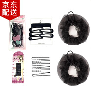 傾欣 女士隱形發(fā)網兒童芭蕾舞蹈考級丸子頭服務員盤發(fā)網兜職業(yè)物業(yè) 抽繩款-套裝（2個發(fā)網+工具）