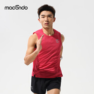馬孔多（macondo）運(yùn)動(dòng)背心3代 男女款無(wú)袖 吸濕速干透氣跑步訓(xùn)練夜跑反光防磨背心 嬌艷樹苺 男款 XL 【男140-150/女130-140斤】