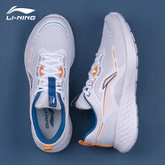李寧（LI-NING）男鞋跑步鞋夏季新款網(wǎng)面透氣防滑耐磨休閑男士白色運(yùn)動鞋鞋子男 標(biāo)準(zhǔn)白 41