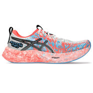 asics 亞瑟士 男式 Noosa TRI 16 跑鞋 白色/日出紅色 9