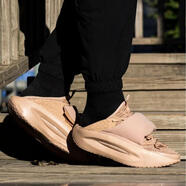 李寧云游Fluffy一體織輕量高回彈運(yùn)動(dòng)休閑鞋跑步鞋 AZGS145 AZGS107-4巧心褐 41