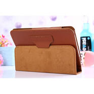 7.9寸臺電P89 P85S P88S A88 G18MINI卡通平板電腦保護皮套殼 7.9寸包邊棕色 華為M5-10.8英寸