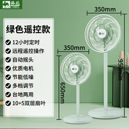 駱駝電風(fēng)扇落地扇家用大風(fēng)力電扇臺立式兩用落地扇風(fēng)扇循環(huán)扇臥室定時平面扇宿舍風(fēng)扇 抹綠色遙控款