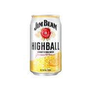 金賓（Jim Beam）嗨棒波本威士忌檸檬味配制酒預(yù)調(diào)酒350ml