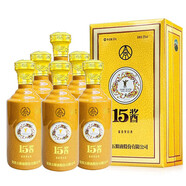 五糧液15醬系列產(chǎn)品53度醬香型白酒 川派醬香 收藏送禮擺柜【喜酒】 500mL 6瓶 2022年15醬30版