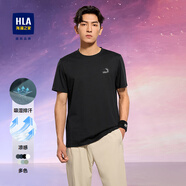 海瀾之家（HLA）短袖男T恤曾舜晞同款情侶裝短袖25新款經(jīng)典圓領(lǐng)發(fā)財(cái)蛇年賀歲短袖 黑色3X -涼感-三體聯(lián)名系列 3XL (190)
