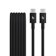 beats USB-C 轉(zhuǎn) USB-C 編織連接線 (1.5 米) - 閃電黑 兩件裝 充電線手機(jī)充電線