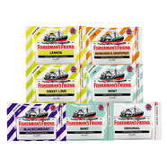 漁夫之寶英國FishermansFriend潤喉糖特強薄荷檸檬清新25g拉鏈袋 --福利-拍發(fā)隨機口味25g*6