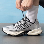 阿迪達(dá)斯（adidas）男鞋跑步鞋 2025夏季新款透氣緩震跑鞋耐磨輕便低幫休閑鞋運動鞋 金屬銀/BOOST中底/清風(fēng)鞋 42 (內(nèi)長260mm)