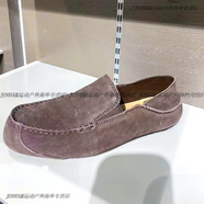 UGG經(jīng)典男士單鞋舒適一腳蹬商務(wù)開車鞋休閑圓頭豆豆鞋低幫1108189 咖啡色_STT (內(nèi)長250) 40