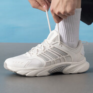 阿迪達(dá)斯（adidas）官方艦店男鞋 秋季新款運(yùn)動鞋網(wǎng)面休閑鞋透氣清風(fēng)鞋緩震慢跑步鞋 JQ4901-淺灰亮白 -清風(fēng)鞋-主推款 42 (260mm)