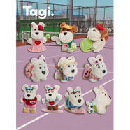 Tagi.《哈哈》haha毛絨掛件包配件沖浪狗狗寵物小狗箱包配飾新年禮物 滑雪哈哈（雙板）