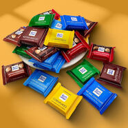 瑞特斯波德（RitterSport）ritter sport瑞特斯波德迷你七彩mini什錦巧克力德國進(jìn)口 迷你全榛白巧克力100克 見詳情