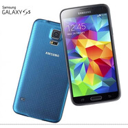 三星（SAMSUNG）適用于Note4原裝后蓋N9108V手機殼N9106電池蓋Note3后殼S5透明硅膠套G9008v 三星S5 后蓋【藍色】 S5 三星其他型號