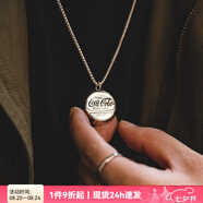 馬登福叔 美式復古925純銀簡(jiǎn)約長(cháng)款項鏈男女阿美咔嘰潮流百搭工裝吊墜配飾 可樂(lè )瓶蓋(無(wú)鏈子)