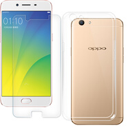 拓蒙 OPPO手機殼保護殼透明全包防摔硅膠后軟套 適用于 R9sPlus A/M【6英寸】 全包防摔手機殼+防爆鋼化膜