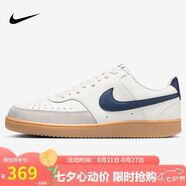 耐克NIKE板鞋男復(fù)古COURT VISION運(yùn)動鞋HF1068-133帆白/深藏青42