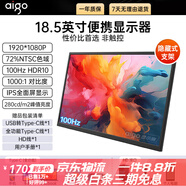 愛國(guó)者便攜顯示器144Hz高清屏筆記本擴(kuò)展屏switch新款生日禮物 18.5英寸隱藏支架款【電腦顯示屏擴(kuò)展屏100Hz
