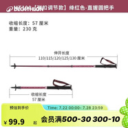 迪卡儂登山杖手杖MT100戶外徒步簡易調(diào)節(jié)1根-2189949