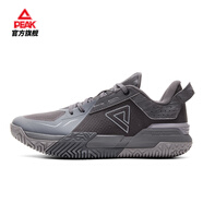 匹克（PEAK）態(tài)極外場(chǎng)斗士籃球鞋男秋季新品外場(chǎng)耐磨實(shí)戰透氣運動(dòng)鞋低幫球鞋男 灰/帆布白色 45