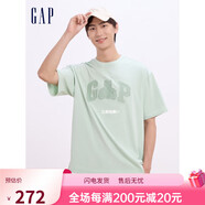 Map YinopGap男女裝純棉小熊印花logo短袖T恤寬松上衣637270 淡綠色 175/96 淡綠色 XS 165_84A亞洲尺碼_均碼
