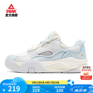 匹克態(tài)極漫游板鞋男女同款秋季網(wǎng)面透氣百搭厚底增高休閑鞋女運(yùn)動(dòng)鞋男 【女款】淺灰/淺蘭-網(wǎng)面款 35