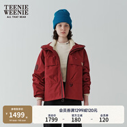 Teenie Weenie【趙露思同款】小熊外套女秋冬城市戶(hù)外三合一搖粒絨三防外套 紅色 L (170)