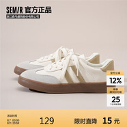 Semir平底德訓(xùn)鞋女鞋2025夏季舒適防滑運(yùn)動(dòng)鞋板鞋女SFYM233038米卡其36
