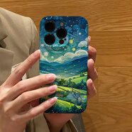 山頭林村梵高綠野仙蹤iPhone15promax蘋果14華為mate50/p60/40小米13新款12適用iqoo1690vivoS16手機殼oppo R827梵高的畫綠野仙蹤 iPhone 16