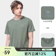 駱駝（CAMEL）戶外運(yùn)動(dòng)T恤女款 男女透氣跑步運(yùn)動(dòng)短袖速干T恤 A1S2NX105