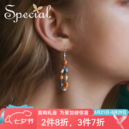 special歐美風(fēng)飾品個(gè)性S925銀針耳釘耳墜貝殼耳飾女時(shí)尚耳環(huán) 無(wú)耳洞拍配隱形耳夾