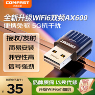 COMFAST CF-941AX WiFi6雙頻5G免驅(qū)動(dòng)USB無(wú)線網(wǎng)卡迷你AX600臺(tái)式機(jī)筆記本電腦外置wifi接收發(fā)射器