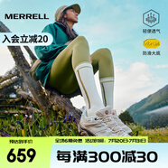 邁樂（Merrell）官方店男女款戶外登山徒步鞋減震MOAB 3邁越者輕量防滑耐磨透氣 J035894白灰米（女） 37
