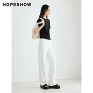 紅袖（hopeshow）紅袖牛仔褲90124141303 米白色 L