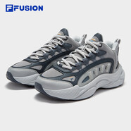 FILAFUSION斐樂潮牌SKY TRAIL MID機(jī)能潮鞋男2025春款中幫休閑鞋 合金灰/藏海藍(lán)-AM 41