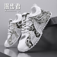 漫步者男鞋2025夏季新款包底舒適百搭透氣鞋子時(shí)尚運動(dòng)休閑鞋男款 黑色 39