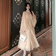 蕉京胖妹妹成人禮服女18嵗禮服裙子學(xué)生連衣裙新中式國風(fēng)套裝夏季氣質(zhì) 吊帶連衣裙 單件 M 建議100-110斤