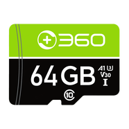 360存儲卡 64GB TF（MicroSD）存儲卡 高度耐用行車(chē)記錄儀內存