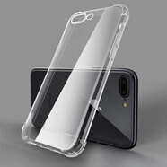 浪龍適用蘋(píng)果7/8手機(jī)殼 iPhone7/8Plus保護(hù)套 超薄透明鏡頭全包氣囊防摔硅膠軟殼 簡(jiǎn)約男女款外殼 蘋(píng)果8/7 Plus 透明 新升級(jí)鏡頭全包透明氣囊防摔硅膠軟殼